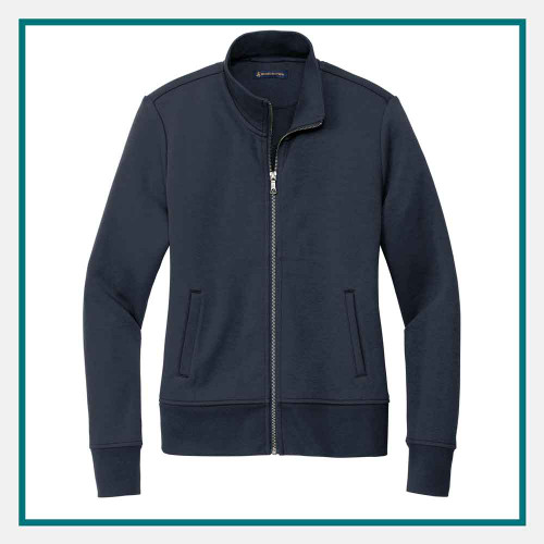 Brooks Brothers Double-Knit Full-Zip Custom Embroidery